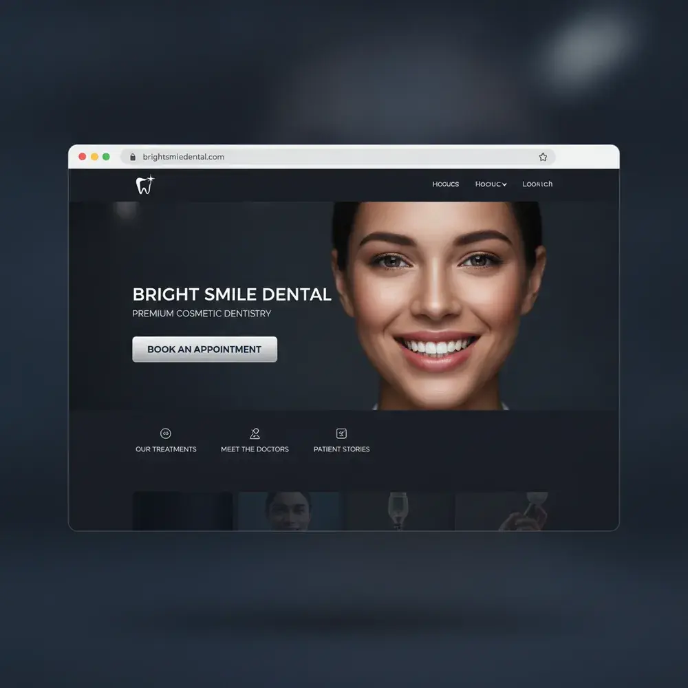Bright Smile Dental website
