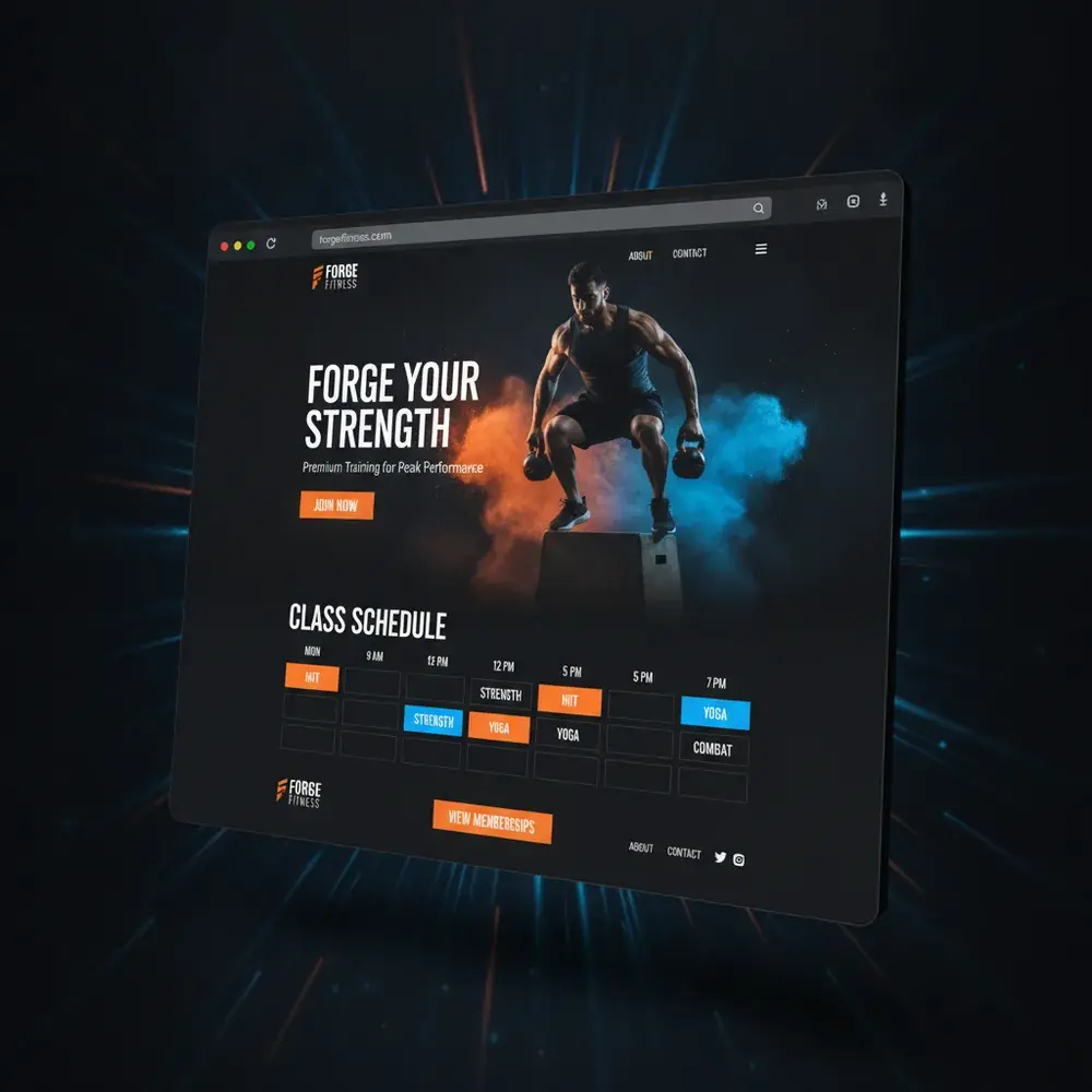 Forge Fitness website