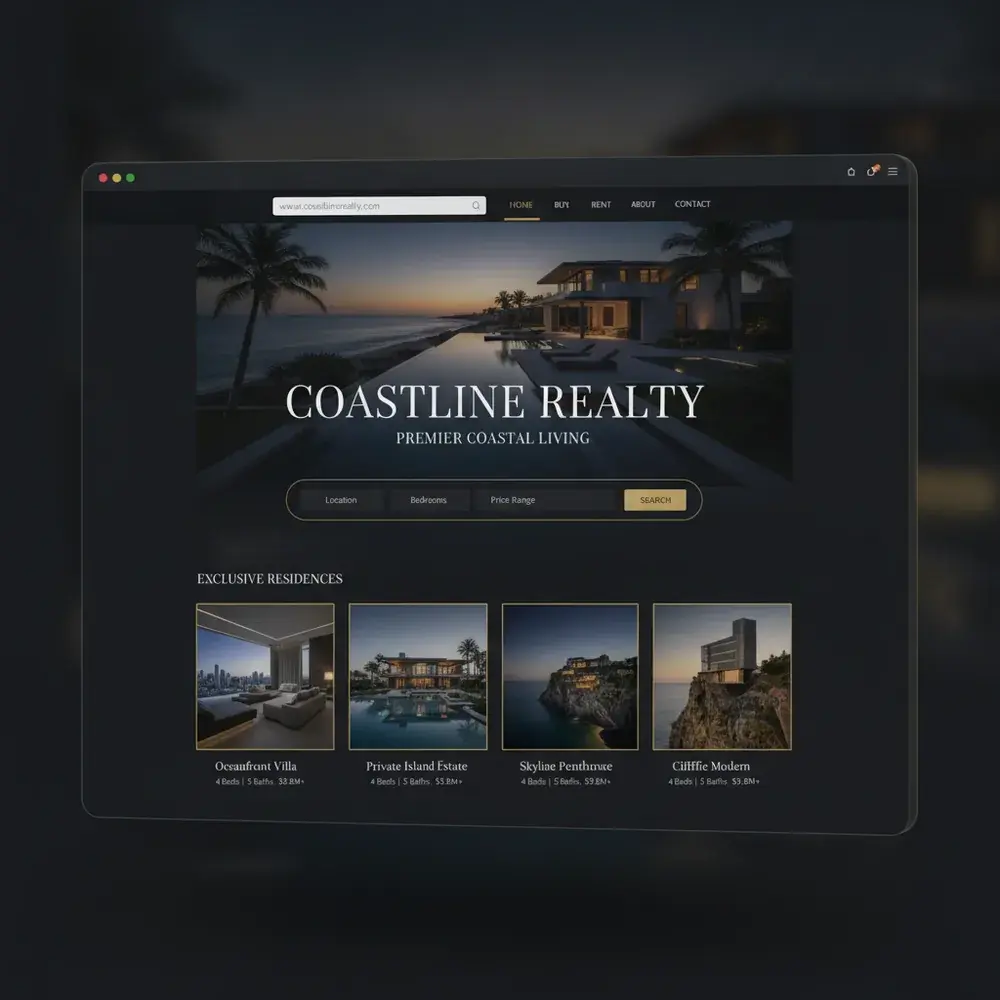 Coastline Realty website